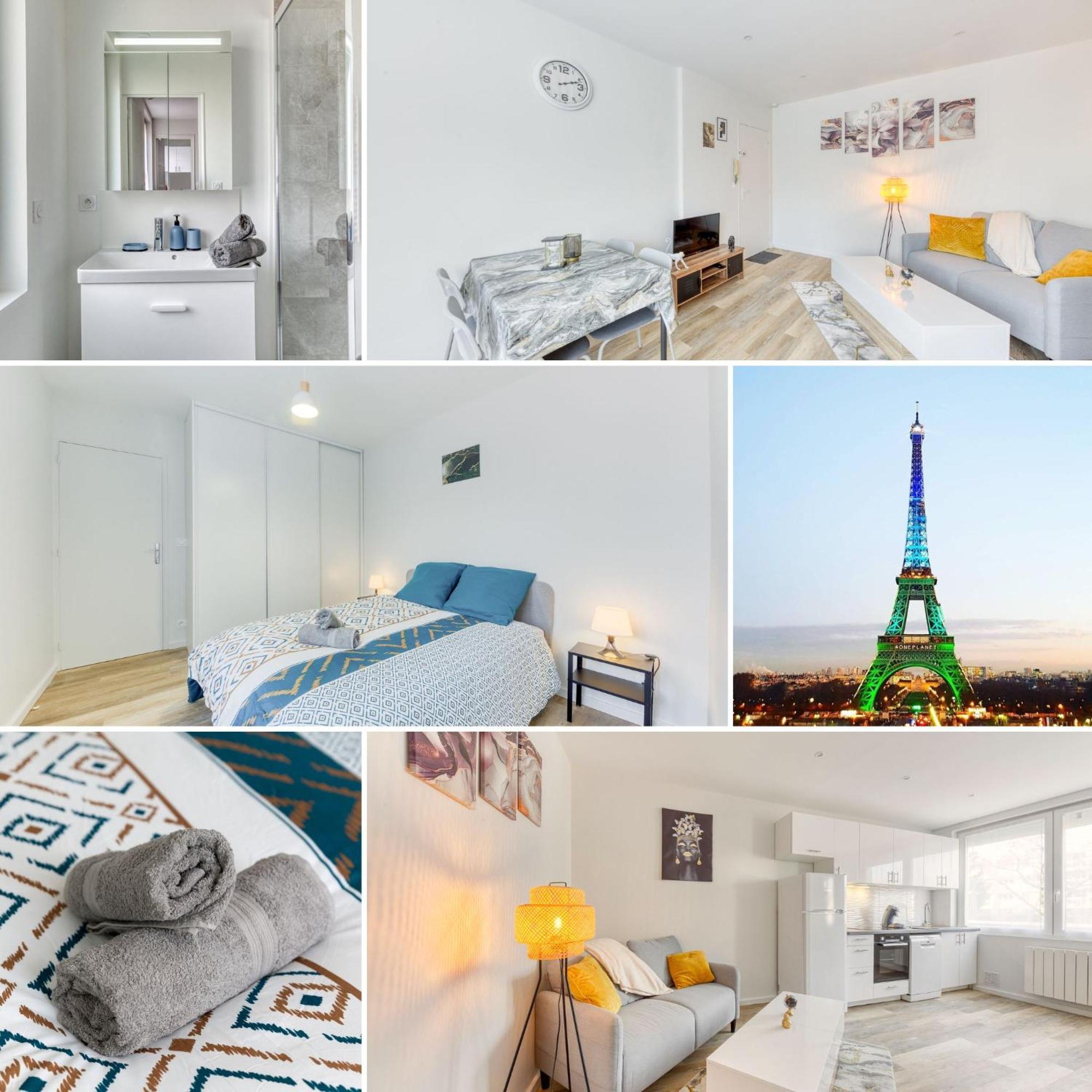 Cozy Appart 5 A 3' De La Gare - Cozy Houses Palaiseau Exterior photo